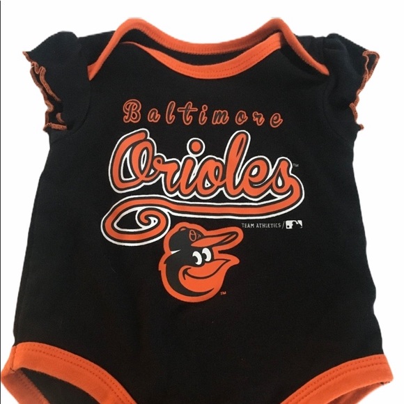 Team Athletics Other - Baltimore Orioles Baby Girl One Piece
